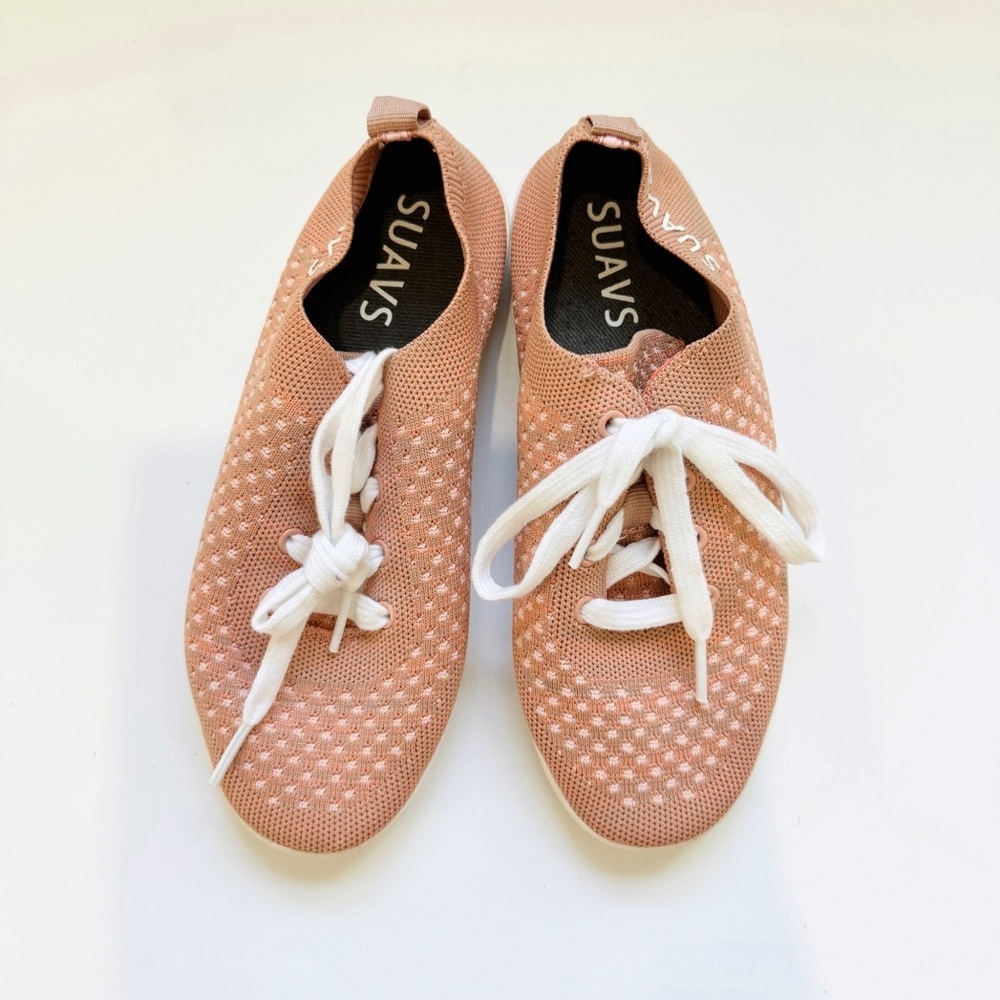 Suavs Zilker Salmon Pink Athletic Sneakers New — image 3 of 8
